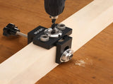 Doweling Jig Kit, Self Centering Dowel Drill Jig for Straight Holes, Aluminum Alloy Woodworking V952-ZJJJJXZKJJ00ELCE6001V0