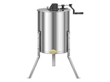 Honey Extractor, 2 Frame Manual Honey with Transparent Lid, Stainless Steel Honeycomb Drum V952-SDYMJJPBXG13SWI9S001V0