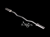 120cm Chrome Olympic EZ Curl Bar Weightlifting Barbell for Home Gym Training V63-770285