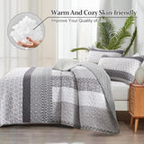 Bespoke Quilted Bedspread and Pillowcases Set Tailored Luxury for Your Home - Queen size V745-MAC080482Q13U