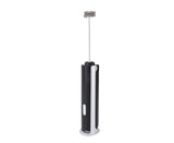 Handheld Milk Frother, Black, Dual Hoop Head, 3 Adjustable Gears, Electric Foam Maker for Coffee V1263-JX-2924