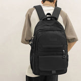 Waterproof Blackbackpack with Padded Straps & Luggage Strap, Waterproof Backpack Travel Backpack V1366-AZ2-W-19812