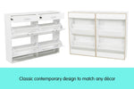 Shoe Cabinet Organizer Storage Rack 1200 x 240 x 920 - White CBT-120-024-092-WH