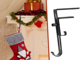2 in 1 Garland and Stocking Hanger, Christmas 2 in 1 Hanger, Adjustable Garland and Stocking V1192-AZ-W-21061