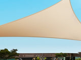 Instahut Shade Sail Cloth Shadecloth Triangle Sun Canopy 6.1x6.1x6.1M SAIL-DL-L-61X61X61-C-SA