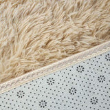 200x140cm Floor Rugs Large Shaggy Rug Area Carpet Bedroom Living Room Mat - Beige V63-832141