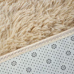 230x200cm Floor Rugs Large Shaggy Rug Area Carpet Bedroom Living Room Mat - Beige V63-832161