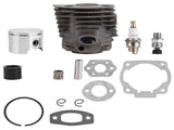 46mm Cylinder Piston W/ Gasket Kit for Husqvarna 50,51,55 Rancher Nikasil Engine V1294-YM0901-US-JY10594