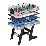 4-in-1 Soccer Table Foldable Game Foosball Table Tennis Pool Hockey SOCCER-4T-121-4IN-FOLD
