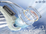 Portable Strong Wind, Adjustable, 360&deg Cooling, Super Quiet, No Blade Design, No Hair Twisting, Even V1369-AZ3-W-05389
