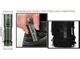 powerful rechargeable magnetic outdoor lighting, long-range V1102-124-74568-BLK-12W