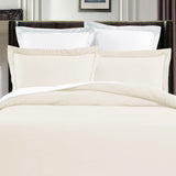 Grand Aterlier Pima Cotton Ivory Quilt Cover Set King V442-HIN-QUILTCS-400TCPIMACOTTON-IVORY-KI