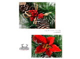 Christmas Wreath Artificial Christmas Hanging Wreath for Front Door Wall Tree Christmas Party Shop V1294-YM0714-10310039