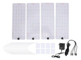 12V Panel Plant Light 600 Beads 6 Brightness Levels Memory and Timer Function LED Grow Light for V1294-YM0901-3119240121212