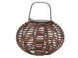 Rattan Solar Lantern Outdoor LED Hanging Lantern Waterproof Landscape Decorative Lamp for Garden V1294-YM0710-3119230151311