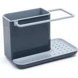 Sink storage/organizer with integrated drain, holder for sponge, brush, detergent and dishcloth, V1189-LC-LY-00025