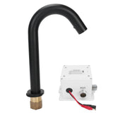 G1/2 Black Sensor Faucet Copper Vertical Intelligent Automatic Washbasin Tap Kitchen Sink Faucet V1294-YM0901-3112200134411