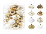 40PCS Xmas Tree Ball Plastic Lightweight Easy to Hang Ball Xmas Ball Decorations Ornaments for V1294-YM0901-3115240093211