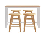 Artiss Bar Table and Stools Set Dining Desk Kitchen Chairs Cafe Pub BA-TAB-CHR-SET-NT