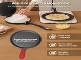 Tortilla Press, 250mm Cast Iron Tortilla and Roti Maker, Heavy Duty Tortilladora Press, Pataconera V952-SYSBBYZTSD10PCND5001V0