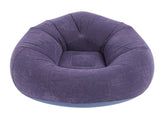 Inflatable Lounge Chair Flocking PVC Portable Folding Blow Up Sofa for Living Room Bedroom Balcony V1294-YM0901-3116240012411