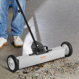 22.6 kg Rolling Magnetic Sweeper with Wheels, Push-Type Magnetic Pick Up Sweeper, Large Magnet V952-TLSCXQSQT2450BUQBV0