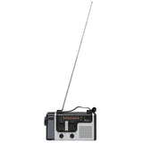 LED Hand Crank Radio AM FM SW Solar Dynamo Outdoor Emergency Radio with Portable Flashlight V1294-YM0523-3119220034211