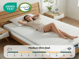 Giselle Single Mattress 20cm with Reinforced Edge Support Egg-Crate Foam MATTRESS-D-PLAIN-20-S