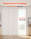 VEVOR Panel Track Blinds Extendable Track 116 to 218 cm W Trimmable Light Gray V952-MBGDBYCW4588U6BC9V0