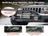 Electric Winch, 4500 kg Load Capacity, 12V DC Truck Winch with 8.3 mm x 19.8 m Steel Rope, Wireless V952-GSSDDJP10000NEA5P001V9