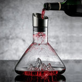 1500ML Iceberg Crystal Decanter Handmade Lead-Free Glass Wine V1142-LP1005007153966612