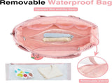 Diaper Bag Tote, Baby Diaper Tote Bags Crossbody Hospital Bag Travel Large Mommy Bag, with Silicone V1258-DP02-C-436
