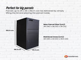 Parcel Delivery Drop Box Mailbox - Home Package Post Locker 41.5x38.5x102.5cm V238-SUPDZ-40376916738128