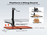 Hitch Deer Hoist with Lifting System Platform, 300 lbs Load Capacity, Game Hoist Winch Lift with V952-PTSLSHL300LBWVV3H001V0
