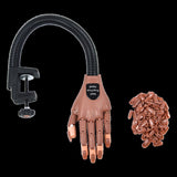 Practice Hand Model for Nail Art Training and Display Manicure with false nails V63-833231