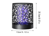 Electric Mosquito Killer Lamp,8.07in USB Plug in Indoor Insect Trap with Purple Light,360&deg Coverage V1369-AZ3-W-14706