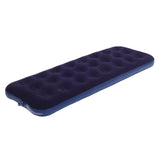 Inflatable Mattress Flocked PVC Single Blow Up Mattress Camping Sleeping Pad 220lb Weight Capacity V1294-YM0901-3116260000211