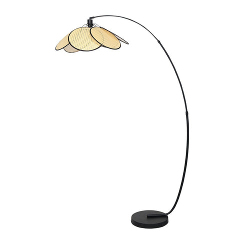 Sarantino Minimalist Synthetic Rattan Floor Lamp LMP-MLM-4669