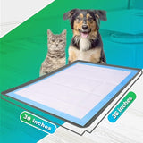 Dog Pee Pad Holder - Fits Up to 30 x 36 Pee Pad - 1 Pack - Grey Stable Grip, Soft Edges, Quick V1107-136-28353