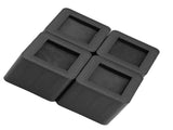 4pcs Set Furniture Leg Risers PP Plastic NOn Slip Riser for Table Desk Bed Sofa Black Color V1294-YM0901-JY05059