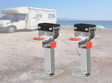 Manan 2X 410mm-545mm Drop Down Corner Silver CAR1073-SL