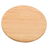 Wooden Round Stool Replacement Seat Light Brown Chair Seating Part with Easy Installation V1369-AZ3-W-20548