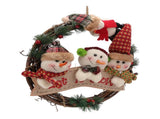 Christmas Wreath Fadeless Durable Joyful Vibes Rich Bright Colors Grapevine Wreath for Door Window V1294-YM0512-3115220135111
