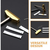 Guitar fret press caul tool - Metal, 7.25/9.5/12 Radius Blocks, with Wrench for Fret Install V1192-AZ-W-21486