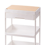 Rolling Cart Large Capacity Eco Friendly PP MDF Sturdy Construction Space Saving Utility Cart For V1294-YM0717-3117220191812