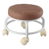 Rolling Ottoman High Density Memory Foam Waterproof Quiet Wheels Double Layers Footrest Stool for V1294-YM0703-3116230006313