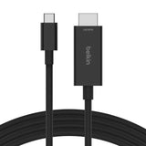 Belkin Connect USB-C to HDMI Cable , 8K at 60Hz and 4K at 120Khz, V1202-V2-MPA-BK-USBC2HDMI-BLK