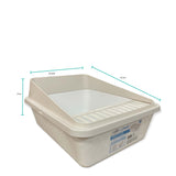 High Back Cat Litter Tray Small - Pet Fresh Clean Kitten Toilet Box V238-SUPDZ-39848436760656