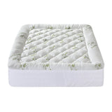 Giselle Bedding 5cm Pillowtop Mattress Topper 1000GSM Thick Soft Bamboo Cooling Pad for Back Pain TOPPER-BAM-5-K