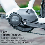 Valk Metro ST 5 + Electric Bike, Mid-Drive, Step-Through, Large, White V219-BIKECBVAL4SMA